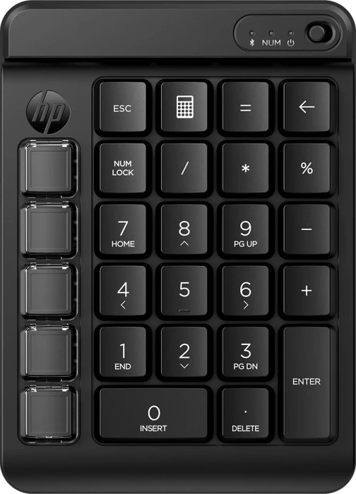 HP 430/435 Programmable Wireless Keypad, schwarz, Bluetooth