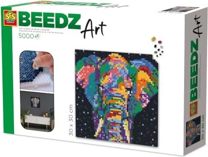Ses Creative Beedz Art Bügelperlen Elefant