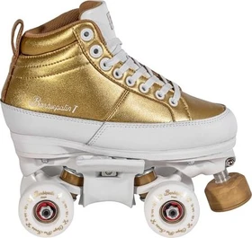 Chaya Kismet Barbiepatin Rollschuhe gold