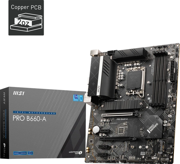 MSI PRO B660-A (Intel 1700)