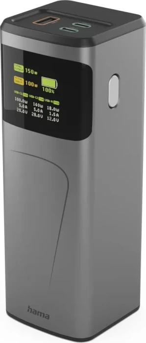 Hama Power Pack High Power 150W 24000mAh grau
