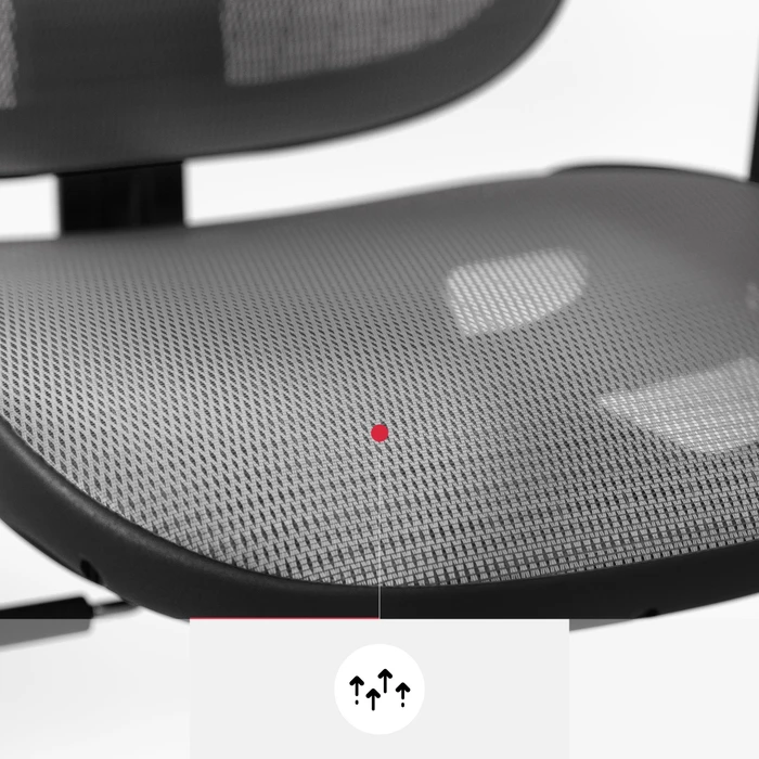 Diablo Chairs V-Basic Ergonomischer Bürostuhl, schwarz/grau
