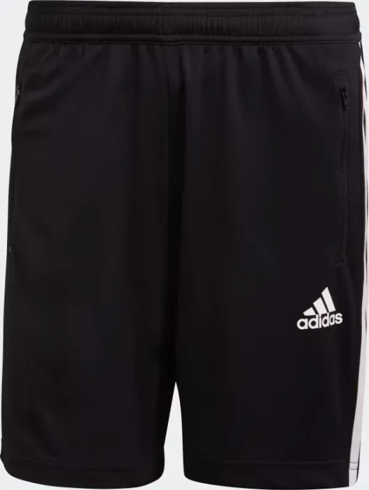 adidas Primeblue Designed To Move Sport 3-Streifen Trainingshose kurz schwarz/weiß (Herren)
