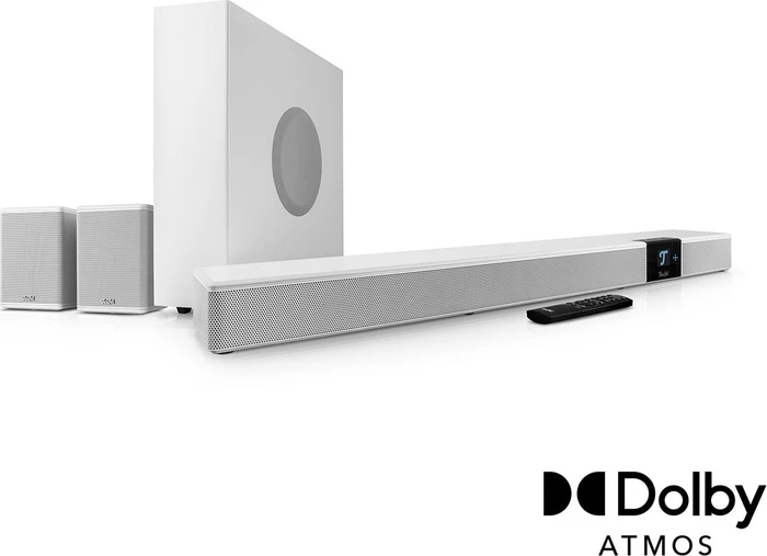 Teufel Cinebar 22 Surround für Dolby Atmos 7.1-Set weiß
