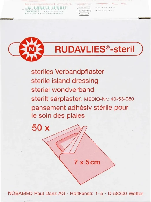 Nobamed Rudavlies steril, 50 Stück