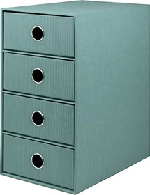 Rössler 4er Schubladenbox, 4 Schubladen, A5, opal