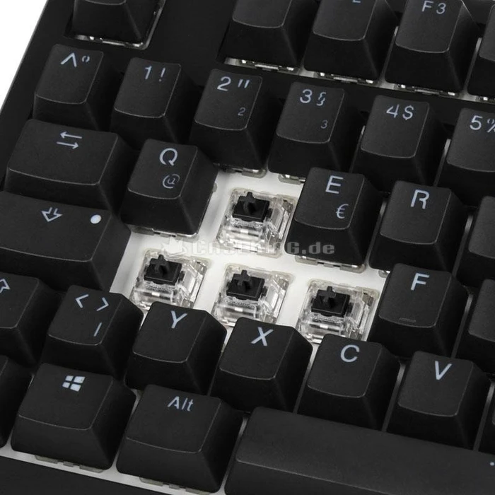 Ducky Shine 6 PBT, LEDs RGB, schwarz, MX RGB BLACK, USB, DE