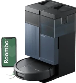 iRobot Roomba Plus 415 Combo + AutoWash Dock Saug-/Wischroboter schwarz inkl. Absaug-/Reinigungsstation