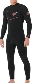 Rip Curl Flashbomb Chest Zip Neopren Nasstauchanzug 3mm schwarz (Herren)