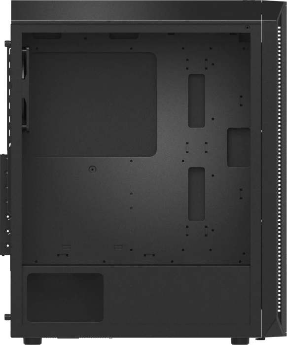 ADATA XPG Valor Air Plus, schwarz, Glasfenster