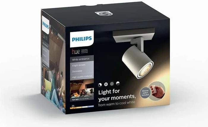 Philips Hue White Ambiance Runner Spot 1-flammig weiß