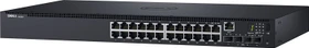 Dell EMC Networking N Series PowerSwitch N1500 Rackmount Gigabit Managed Switch, 24x RJ-45, 4x SFP+ (N1524 / 210-AEVX)