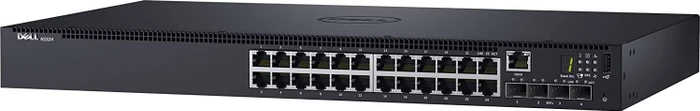 Dell EMC Networking N Series PowerSwitch N1500 Rackmount Gigabit Managed Switch, 24x RJ-45, 4x SFP+