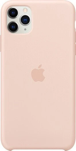 Apple Silikon Case für iPhone 11 Pro Max sandrosa
