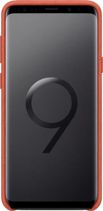 Samsung EF-XG965AR Alcantara Cover für Galaxy S9+ rot
