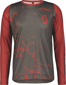 Scott Trail Vertic Trikot langarm tuscan red/dark grey (Herren)