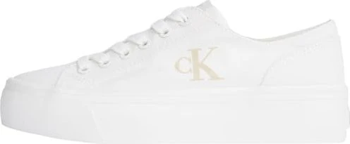 Calvin Klein Plateau Canvas triple bright white (Damen)