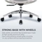 Sihoo Doro C300L Ergonomischer Bürostuhl mit Fußstütze, weiß Vorschaubild