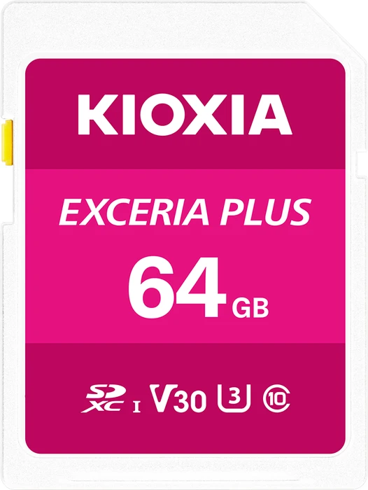 KIOXIA EXCERIA PLUS, SD UHS-I U3, V30