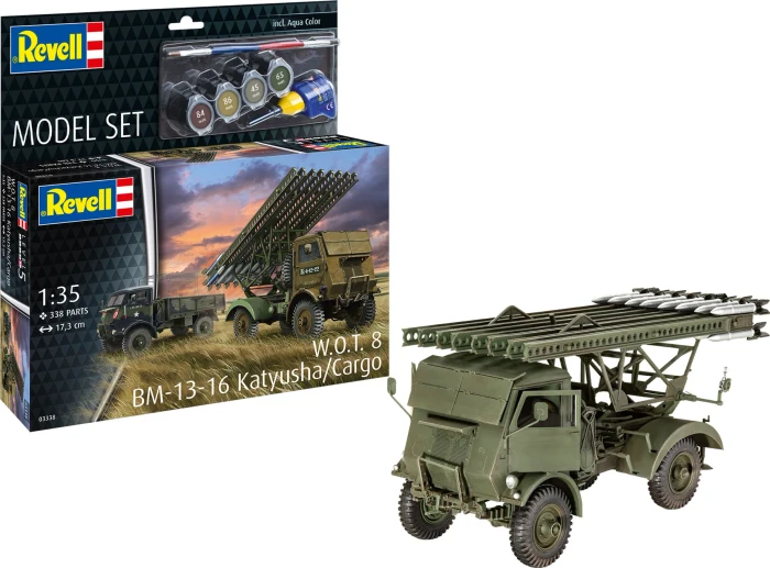 Revell Model Set W.O.T. 8 BM-13-16 Katyusha-Cargo