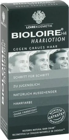 Loire Kosmetik Bioloire H4 Haarlotion für Herren gegen graue Haare, 150ml