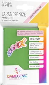 Gamegenic Japanese Size Prime Sleeves grün, 60 Stück