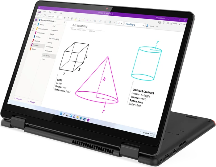 Lenovo 13w Yoga, Thunder Black, Ryzen 7 5825U, 16GB RAM, 512GB SSD, LTE, DE