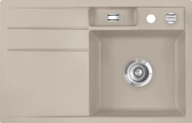 systemceram Bela 78 F Einbau Becken rechts mit Ablauffernbedienung fango