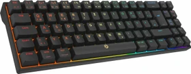 Drevo Calibur V2 Pro TKL PC/Mac, LEDs RGB, schwarz, Gaote Outemu BROWN, USB/Bluetooth, DE