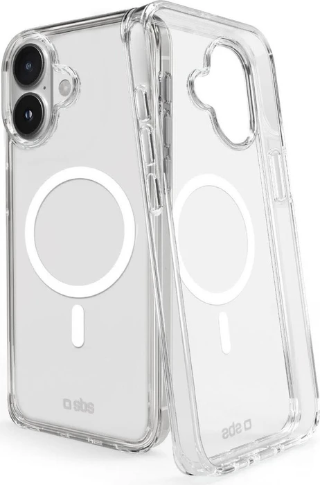 SBS Mobile Light Mag Case für Apple iPhone 16 Plus transparent