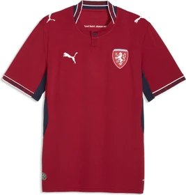 Puma FIFA WM 2026 Tschechien Heimtrikot kurzarm dark cherry/puma navy (Herren)