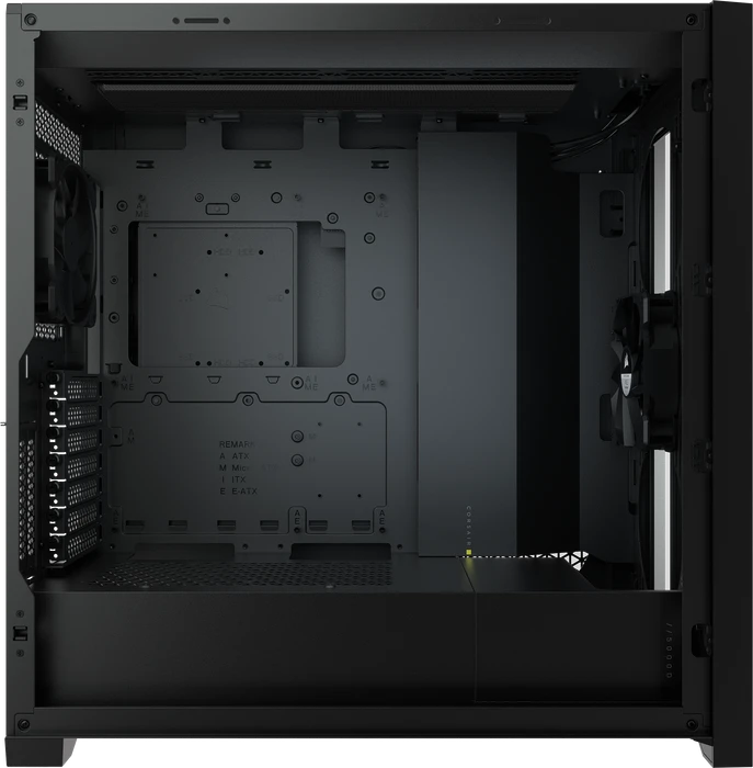 Corsair 5000D, schwarz, Glasfenster
