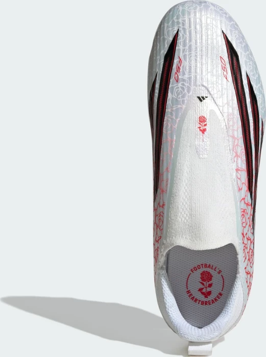 adidas F50 League Laceless FG/MG Lamine Yamal cloud white/core black/lucid red (Junior)