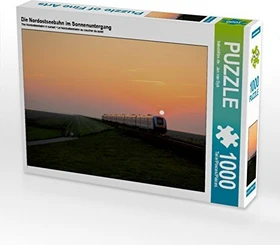 Calvendo Die Nordostseebahn im Sonnenuntergang