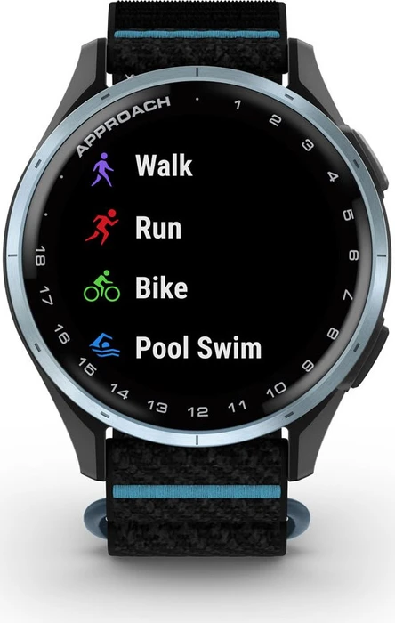 Garmin Approach J1 GPS-Golfuhr cloud blue/black/azure