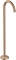 Hansgrohe Axor Uno Wanneneinlauf gebogen bodenstehend brushed red gold Vorschaubild
