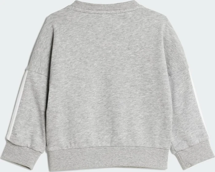 adidas Essentials Trainingsanzug medium grey heather/white (Junior)
