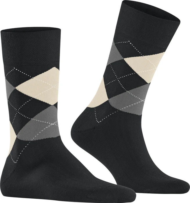 Falke Sensitive Argyle Socken schwarz (Herren)