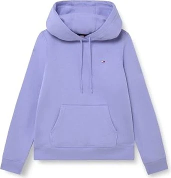 Tommy Hilfiger Flag Embroidery Fleece Drawstring Hoodie vintage iris (Damen)
