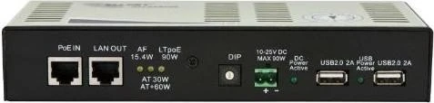 Allnet Desktop Gigabit PoE-Splitter, 2x RJ-45, LTPoE++ PD