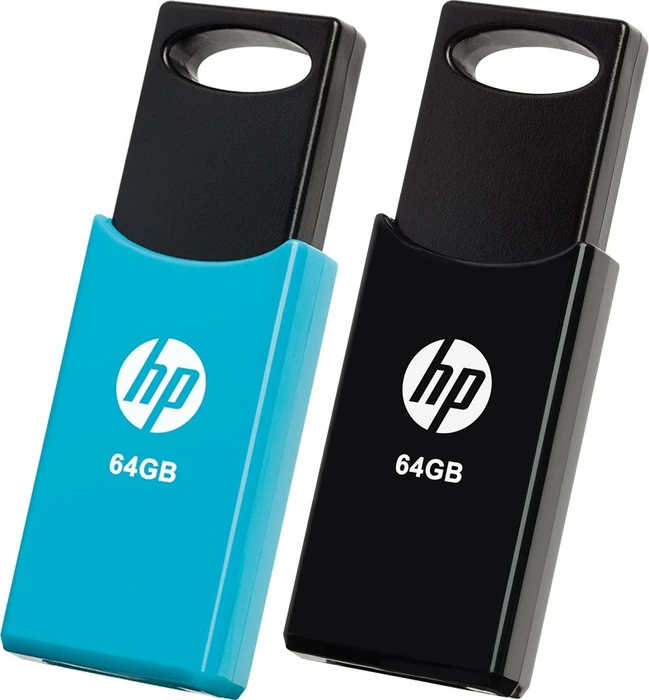 PNY HP v212w 64GB blau/schwarz, USB-A, USB 2.0
