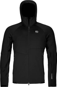 Ortovox Fleece Rib Hoody Funktionsjacke black raven (Herren)