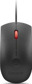 Lenovo Fingerprint Biometric Mouse Gen3, schwarz/rot, USB (4Y51S24029)