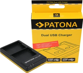 Patona Dual Schnell-Ladegerät f. Nikon EN-EL15 inkl. USB-C Kabel