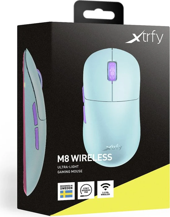 Xtrfy M8 Wireless Frosty Mint, USB