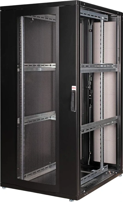 Roline / Secomp Pro Serie 19" Serverschrank 36HE, montiert, Gitternetztür, IP20, RAL 9005, 1000mm tief