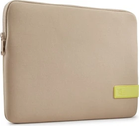 Case Logic Reflect REFMB-113 13" MacBook Pro Sleeve Plaza Taupe/Sun-Lime