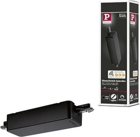 Paulmann URail Schienensystem-Komponente Dimm/Switch Adapter Smart Home Zigbee 3.0 schwarz matt