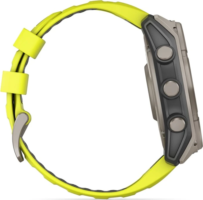 Garmin Fenix 8 51mm Sapphire Solar titanium/amp yellow-graphite