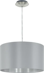Eglo Maserlo Pendelleuchte/Schirmleuchte 38cm silber